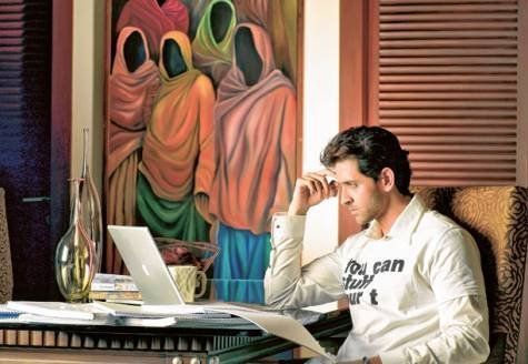 Picture of Hrithik Roshan's study